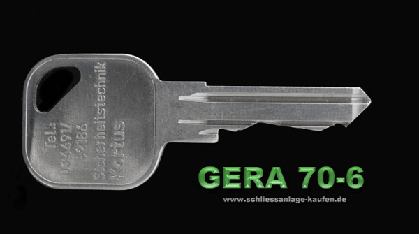 GERA 70/6 Schlüssel