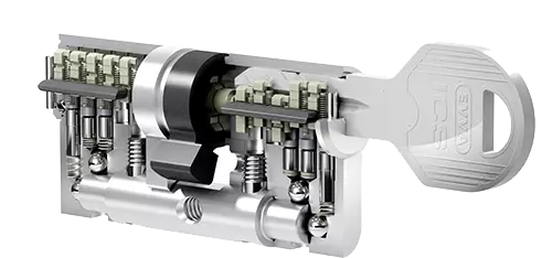 Schließanlage EVVA ICS - Technischer Aufbau vom Schließzylinder