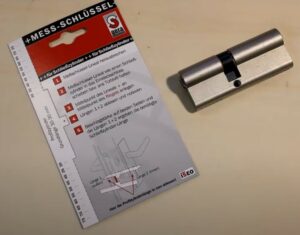 Schließzylinder messen mit unserem kostenlosen Messschlüssel